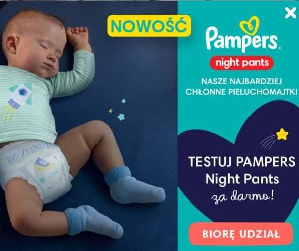 pampers pants darmowe probki