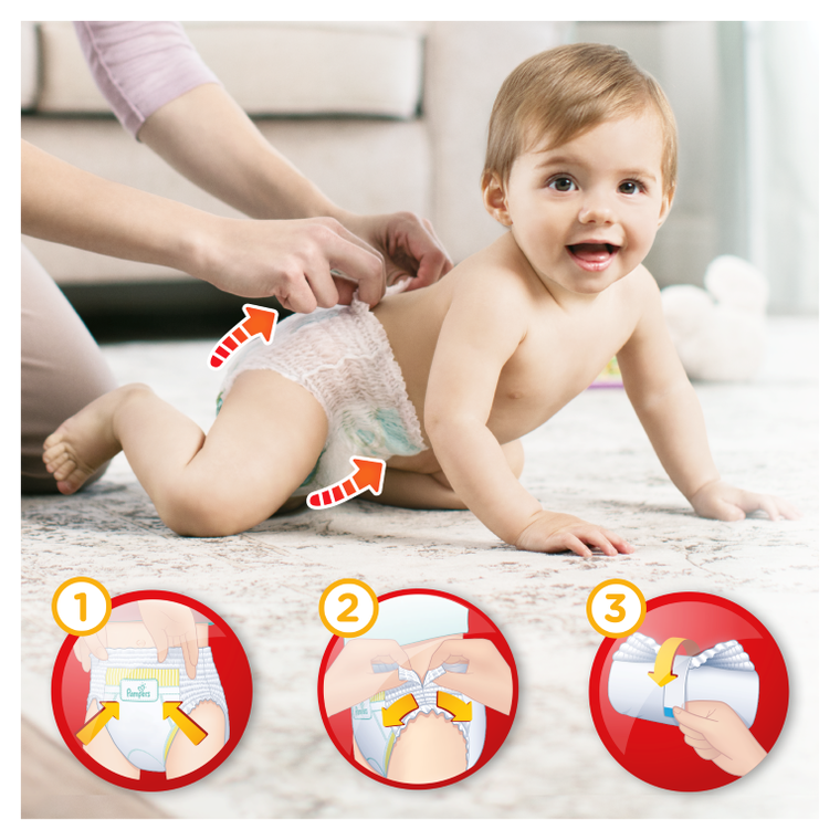 pampers pants ktora strona zakladac