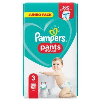 pampers pants pieluchomajtki 3 midi 60 sztuk