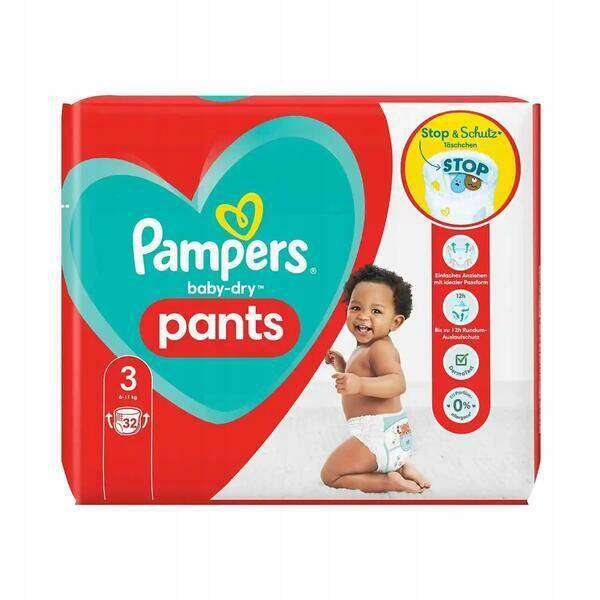 pampers pants pieluchy