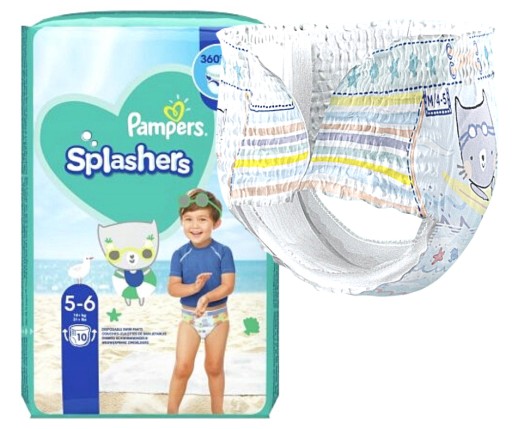 pampers pieluchy do plywania 5 6