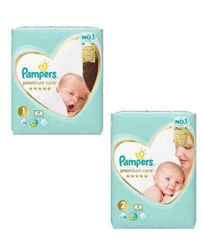 pampers pieluchy premium care 1 mini