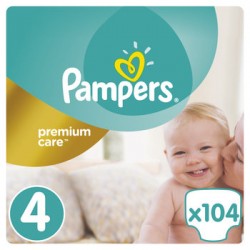 pampers pieluszki premium care 4 104szt ceneo