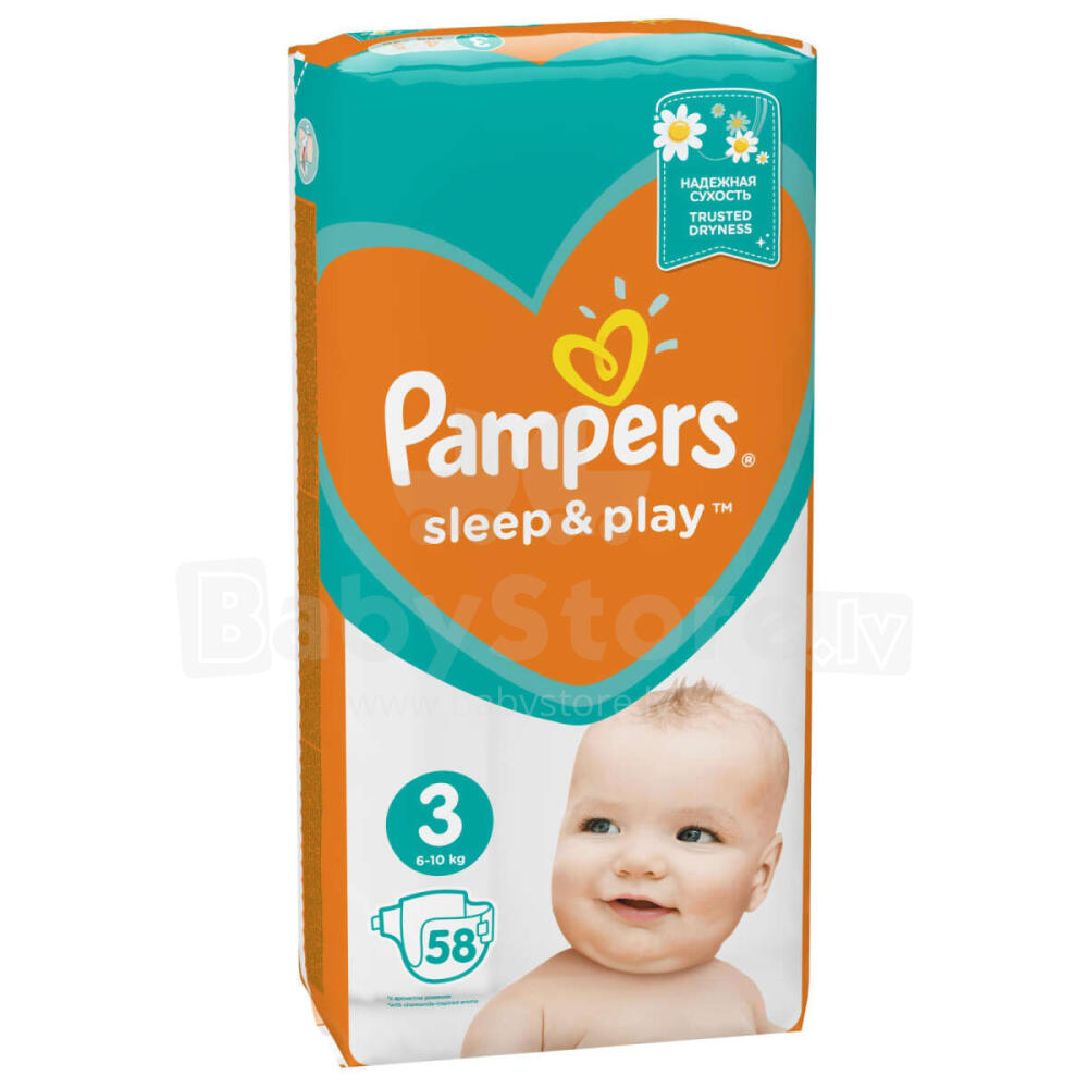 pampers play and sleep 4