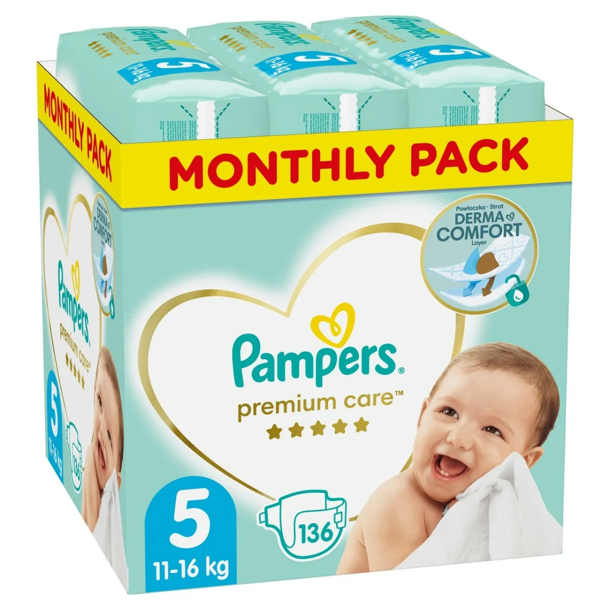 pampers premium 280 sztuk