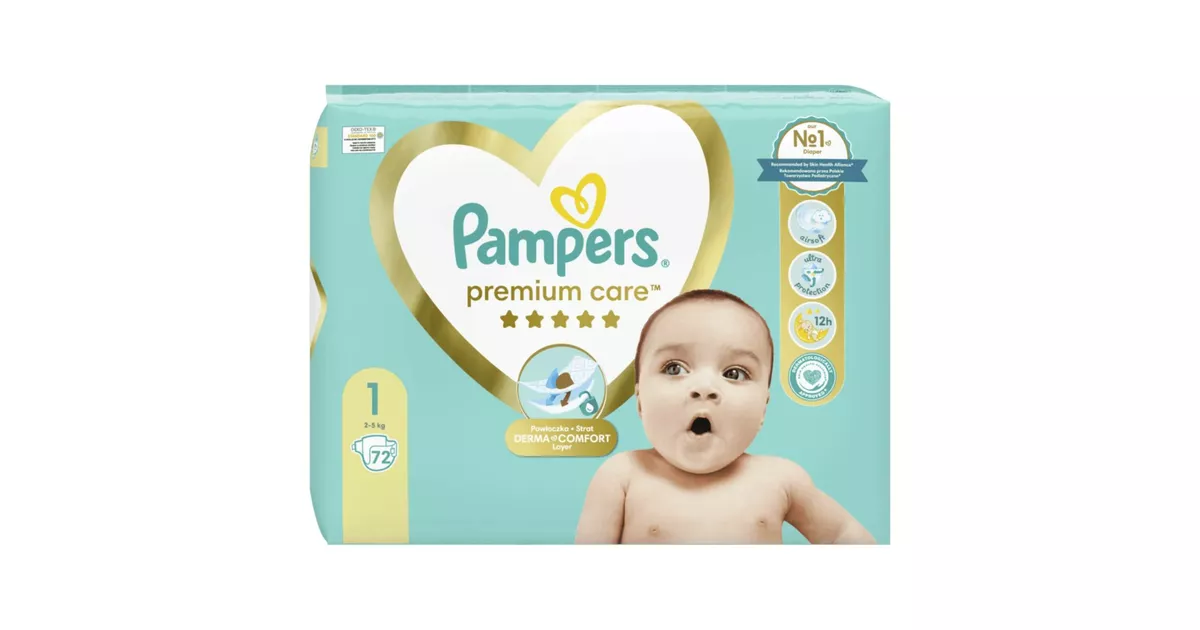 pampers premium baby pieluchy 1 2-5kg