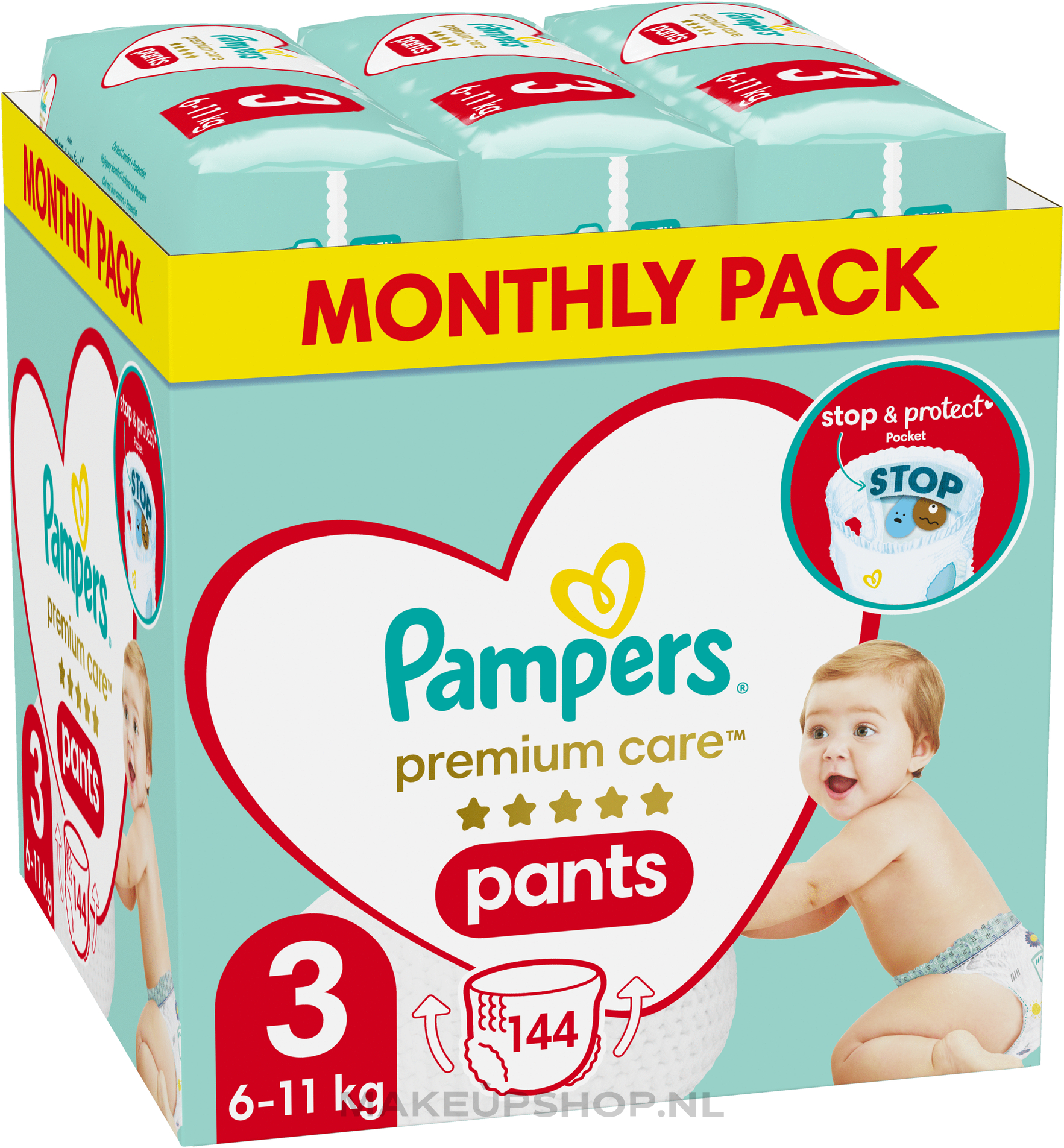 pampers premium care 2 144 szt