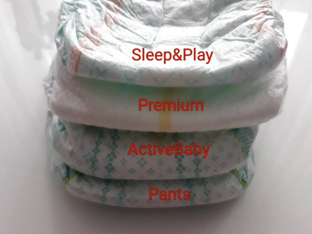 pampers premium care 3 a new baby dry porównanie