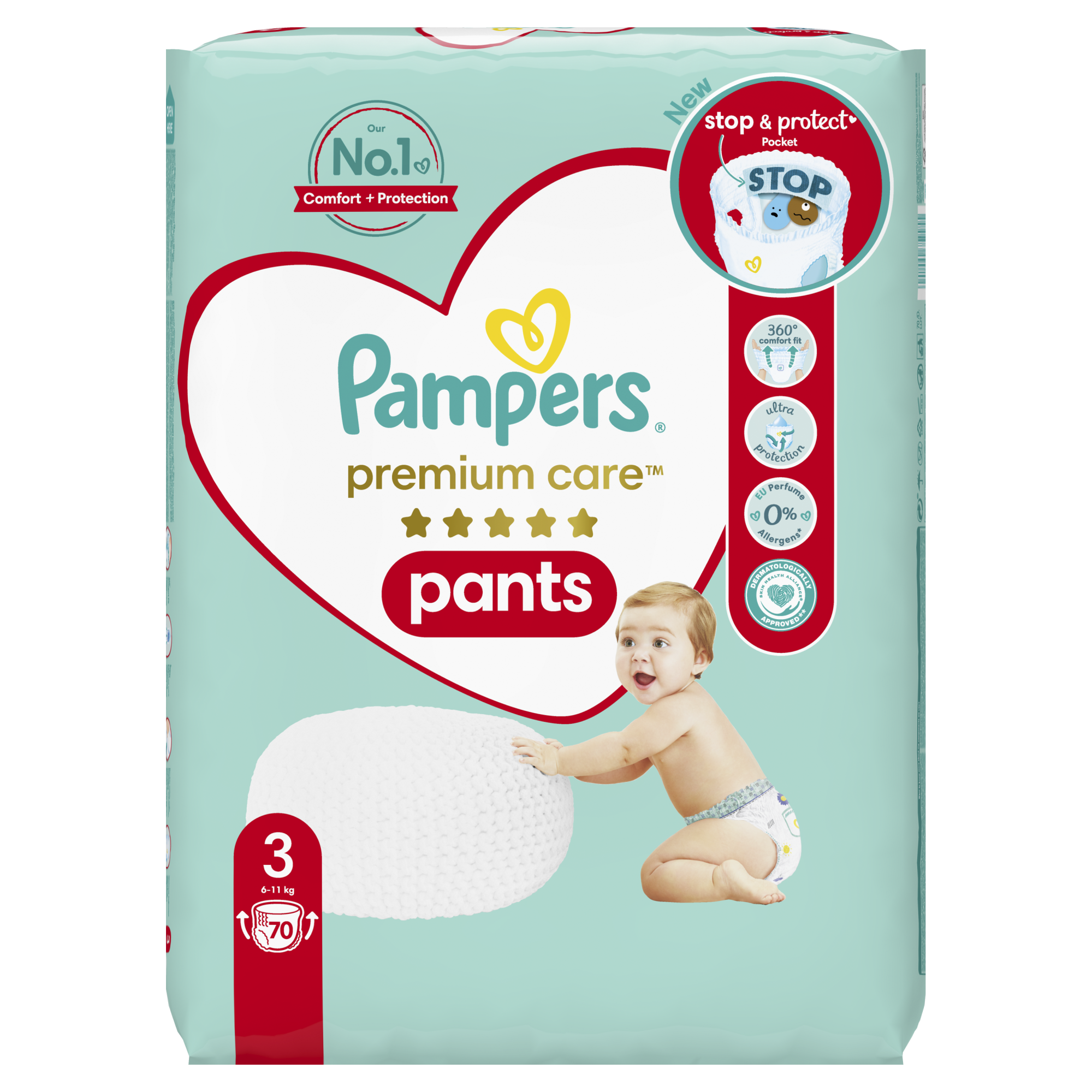 pampers premium care 3 emag