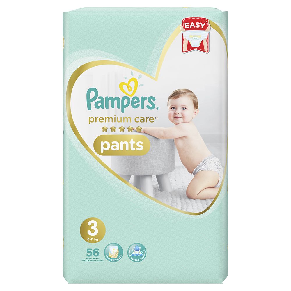 pampers premium care 3 pants cena