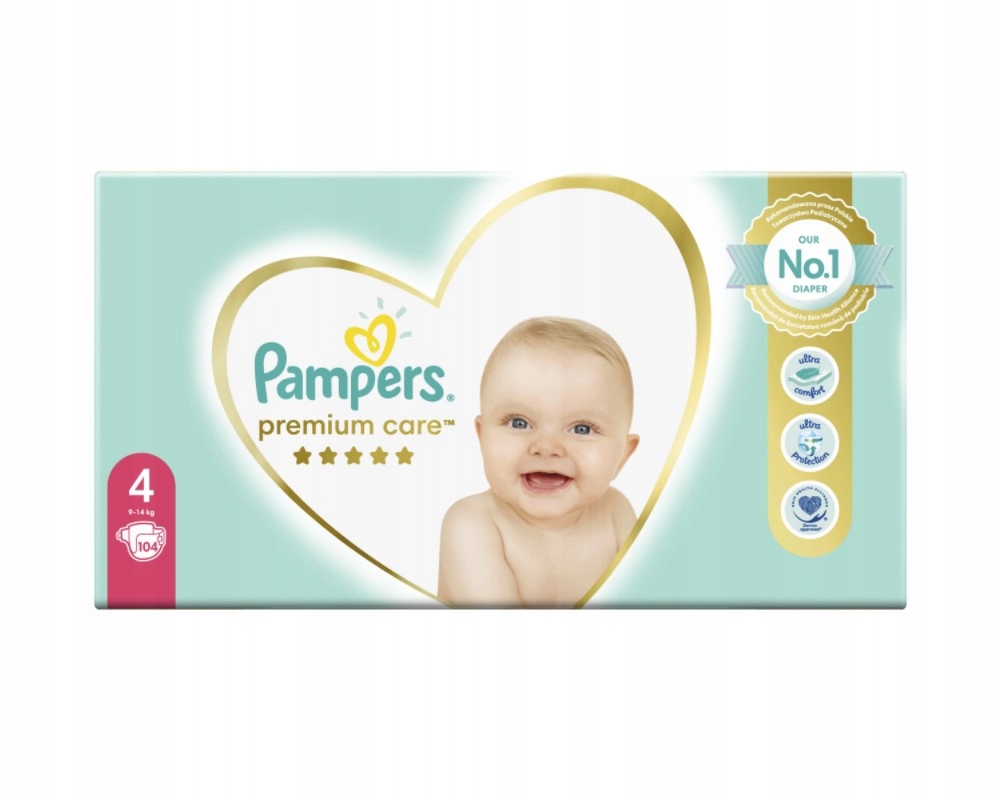 pampers premium care 4 104 sztuki cena