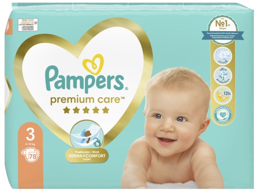 pampers premium care 78 szt