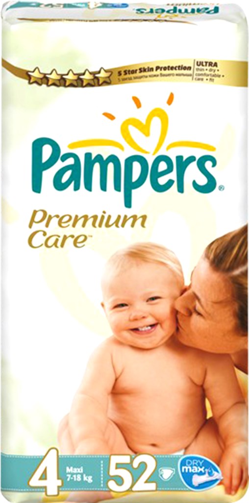 pampers premium care drymax maxi 4