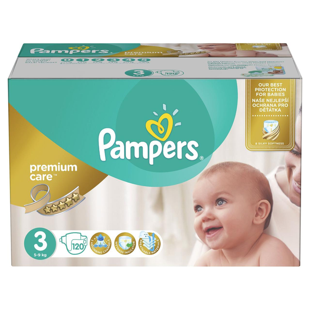 pampers premium care drymax midi 3