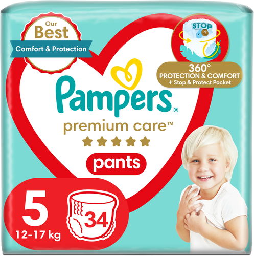 pampers premium care pants 5 34