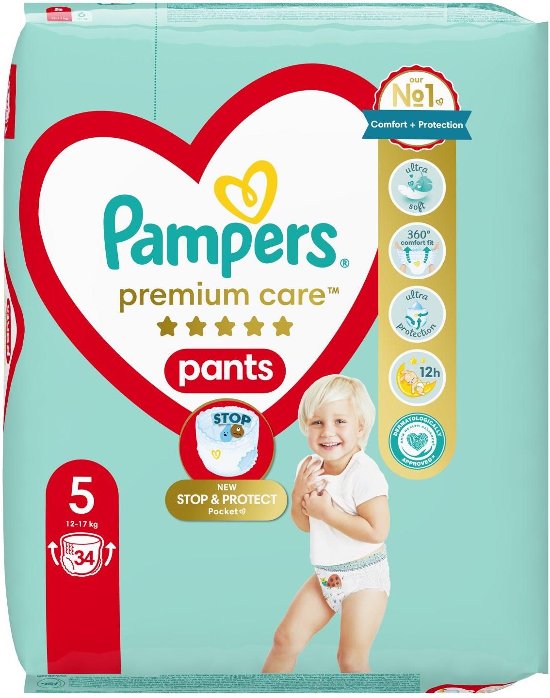 pampers premium care pieluchomajtki 5