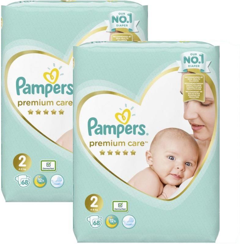 pampers premium care pieluchy 2 mini 80 szt