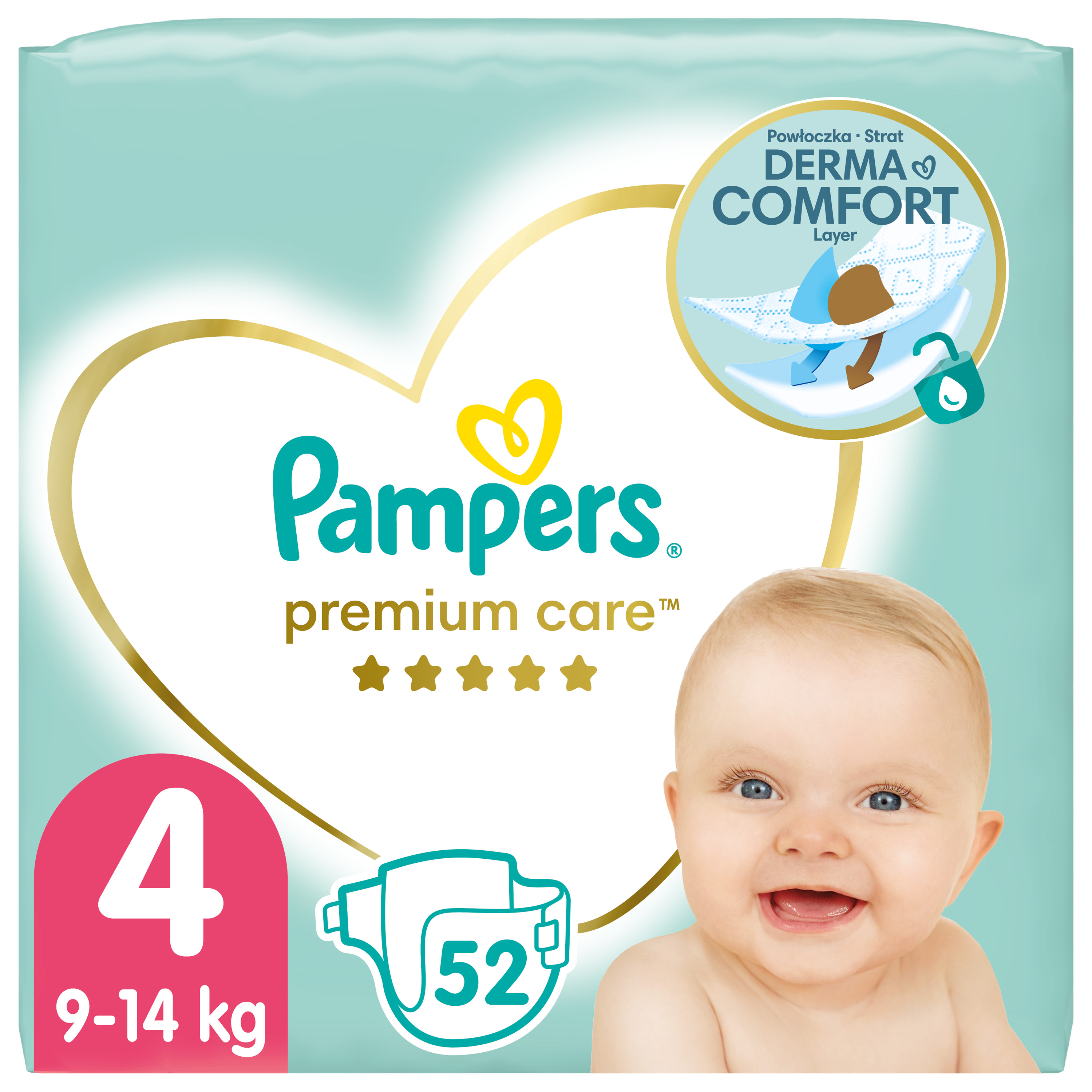 pampers premium care pieluchy jednorazowe rozmiar 2 mini 240