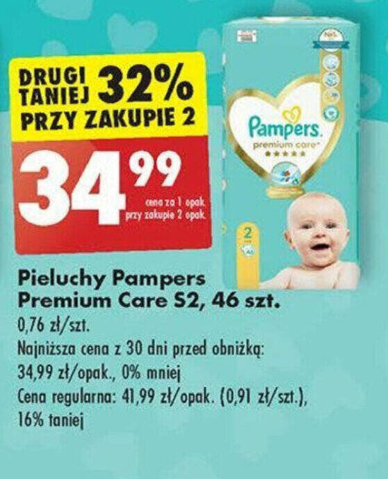 pampers premium care promocja cena