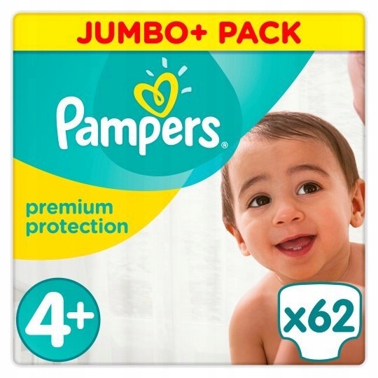 pampers premium protection pieluchy 4 9-18kg 62szt