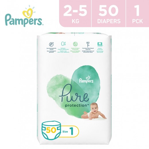 pampers pure protection size 1