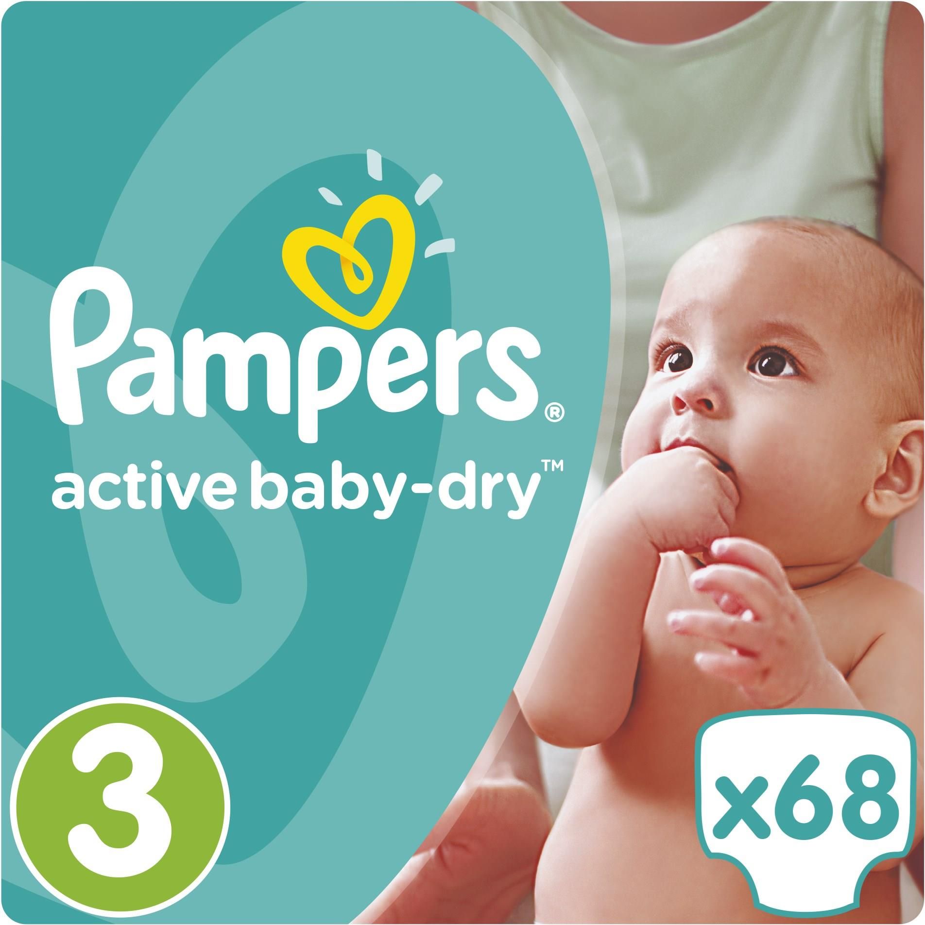 pampers rozm 3 68 sztuk