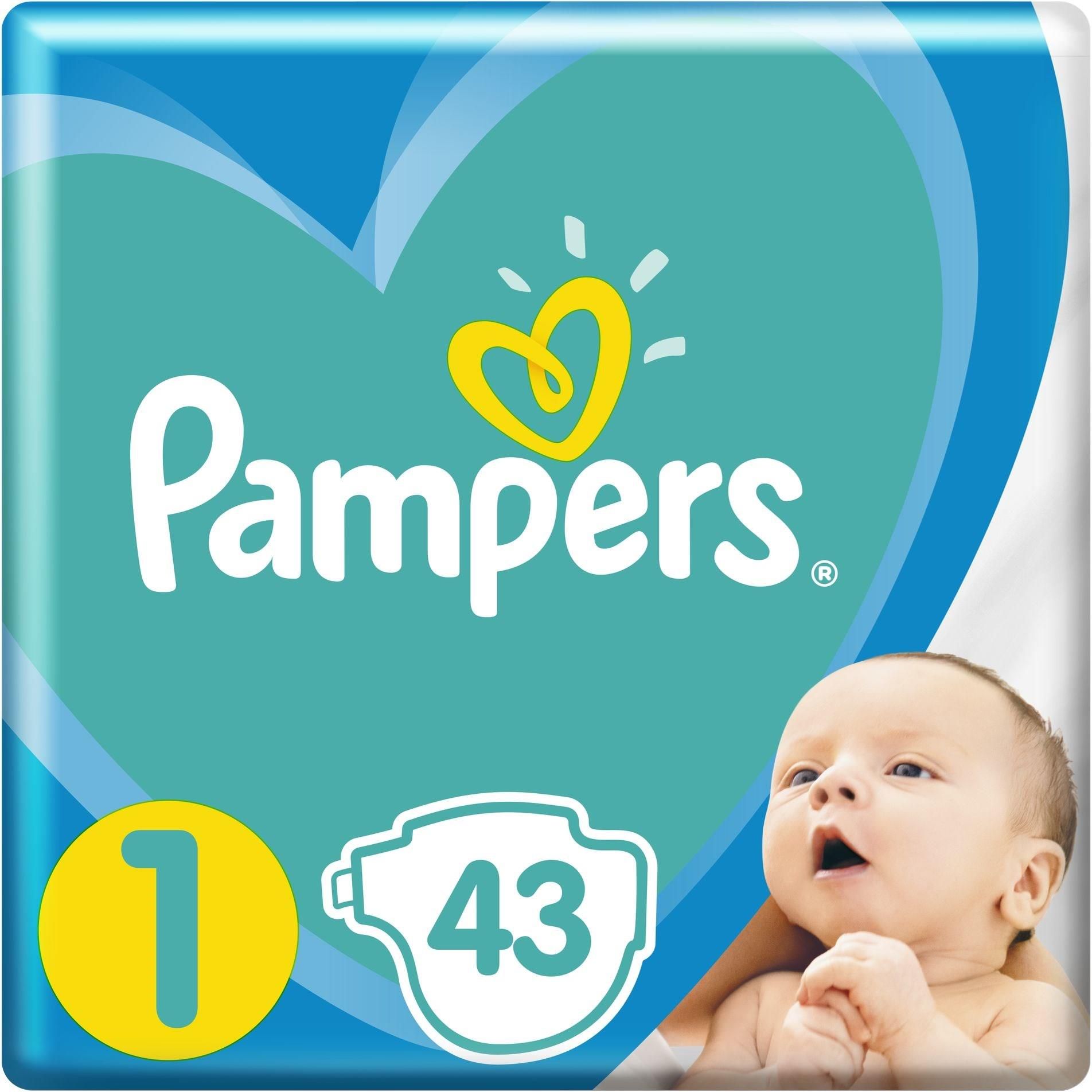 pampers rozmiar 1 43 stuki