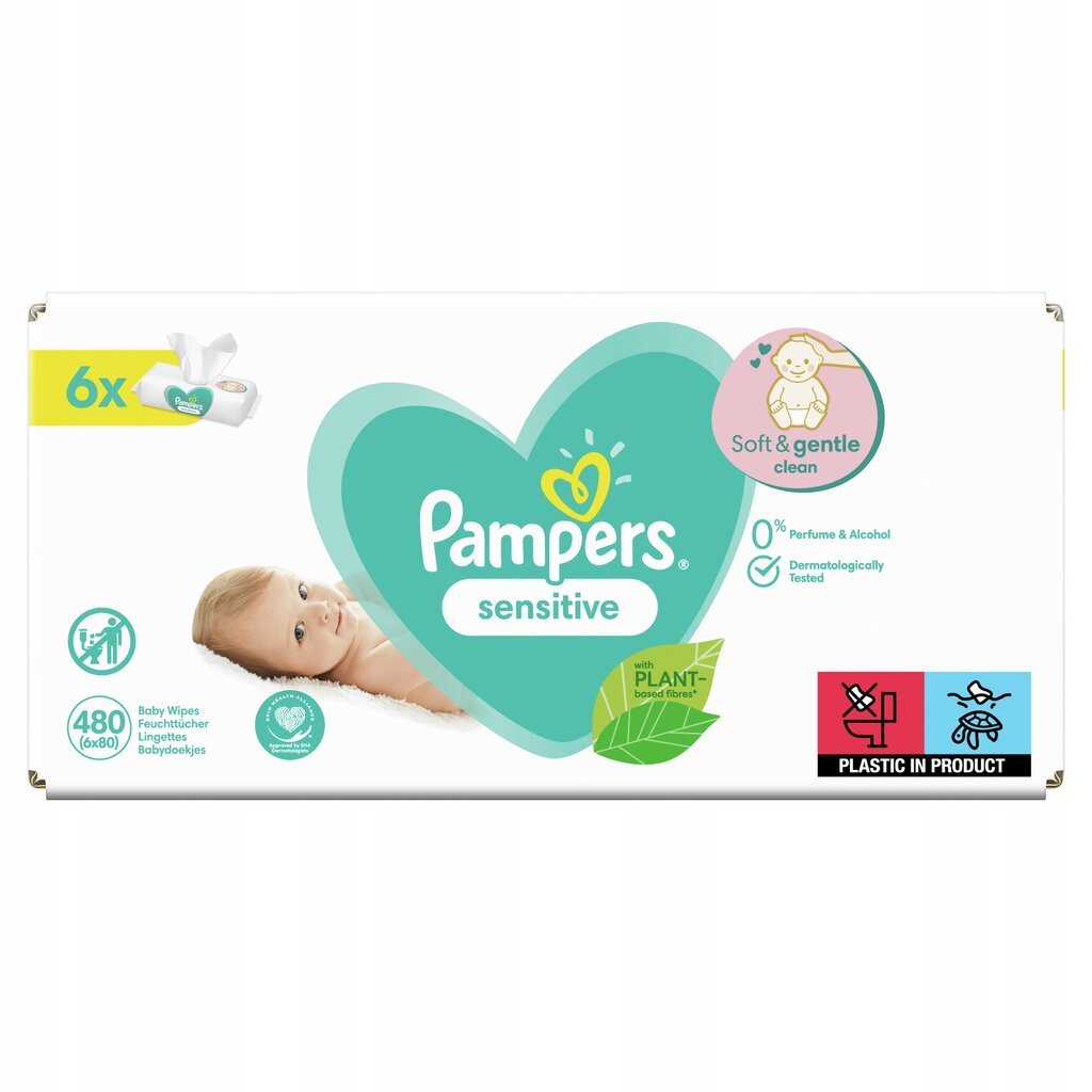 pampers sensitive cena