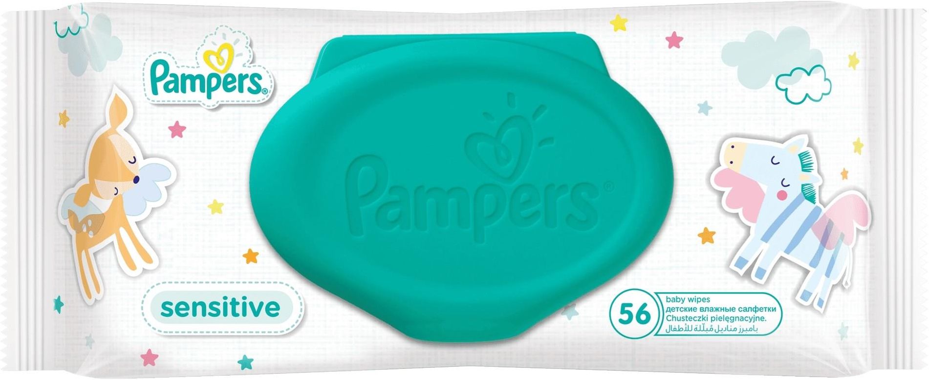 pampers sensitive chusteczki nawilżane op 56 szt