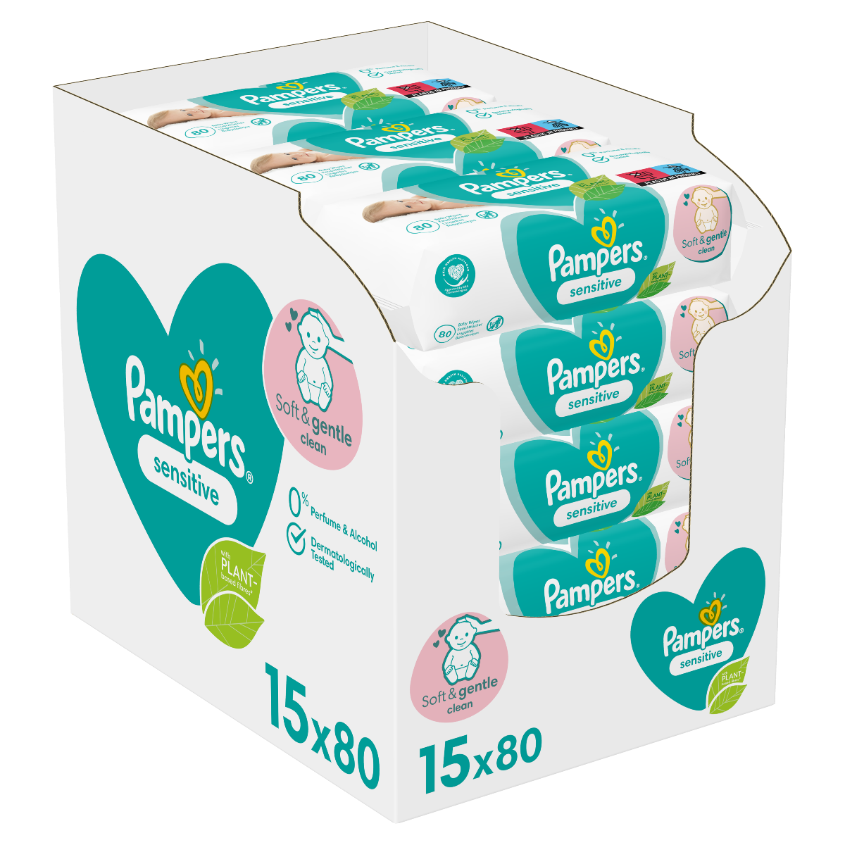 pampers sensitive chusteczki nawilżane op 56 szt