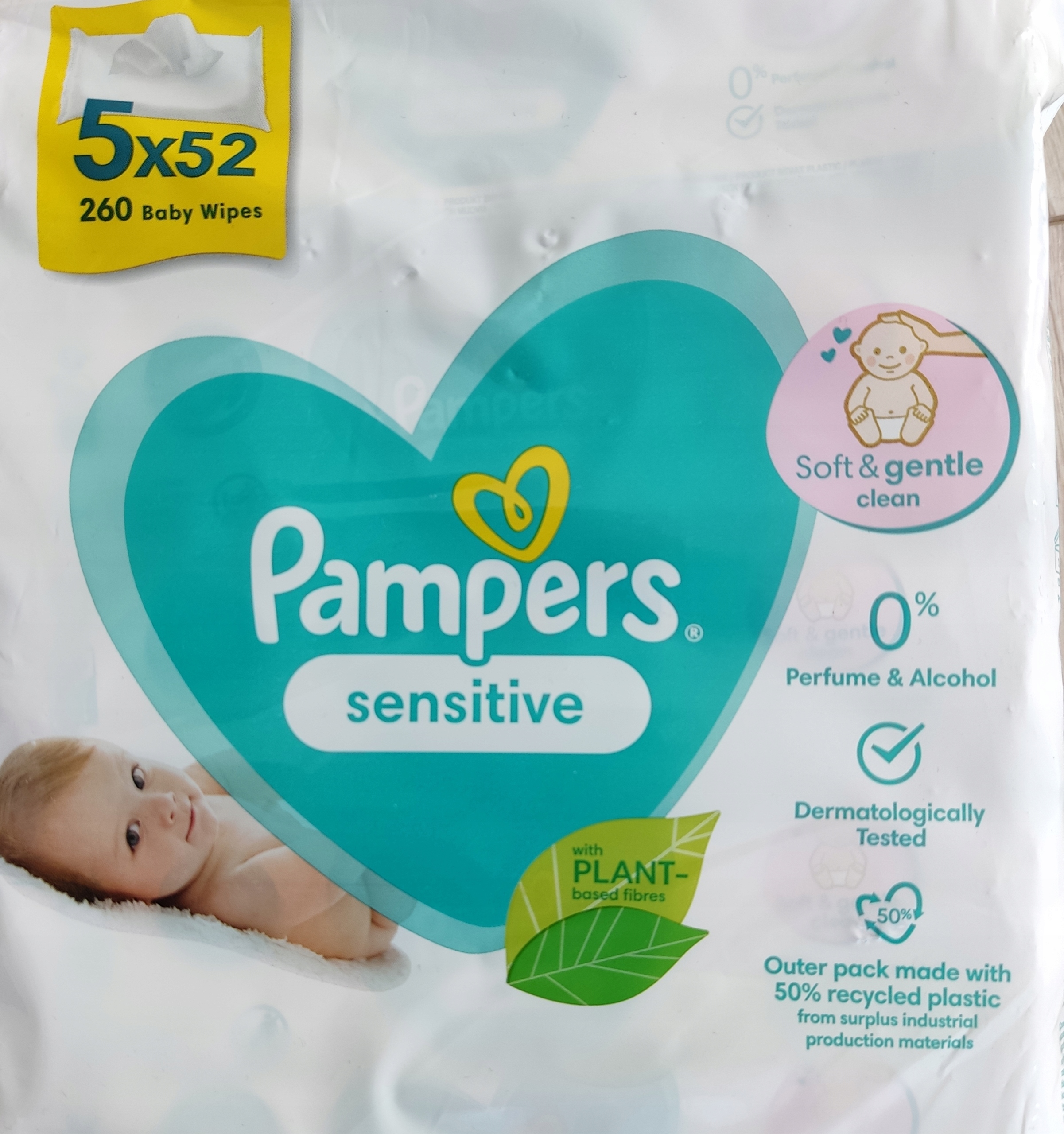 pampers sensitive chusteczki zapach