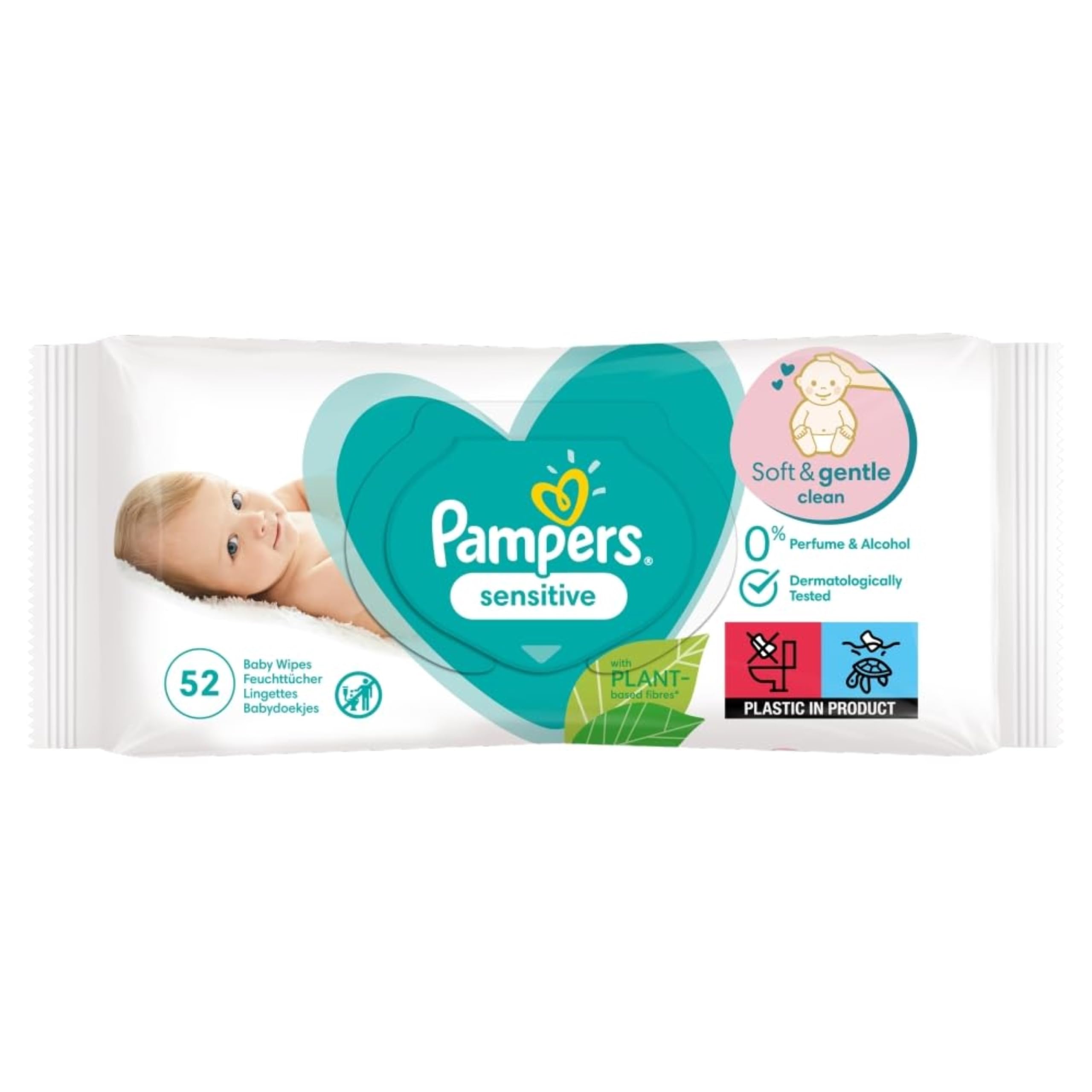 pampers sensitive clean