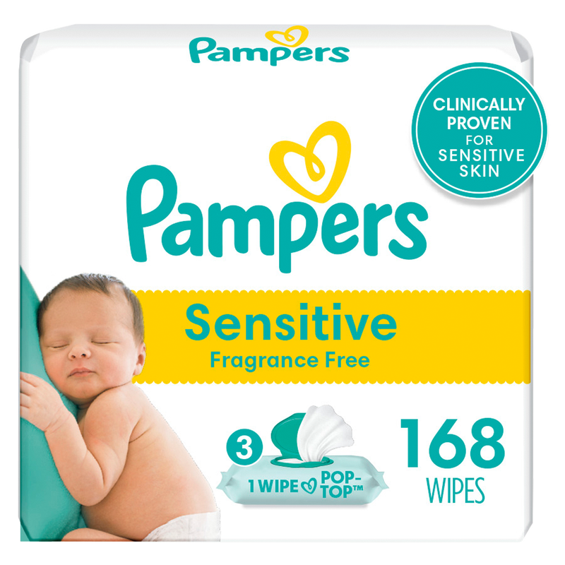 pampers sensitive fragrance free opinie