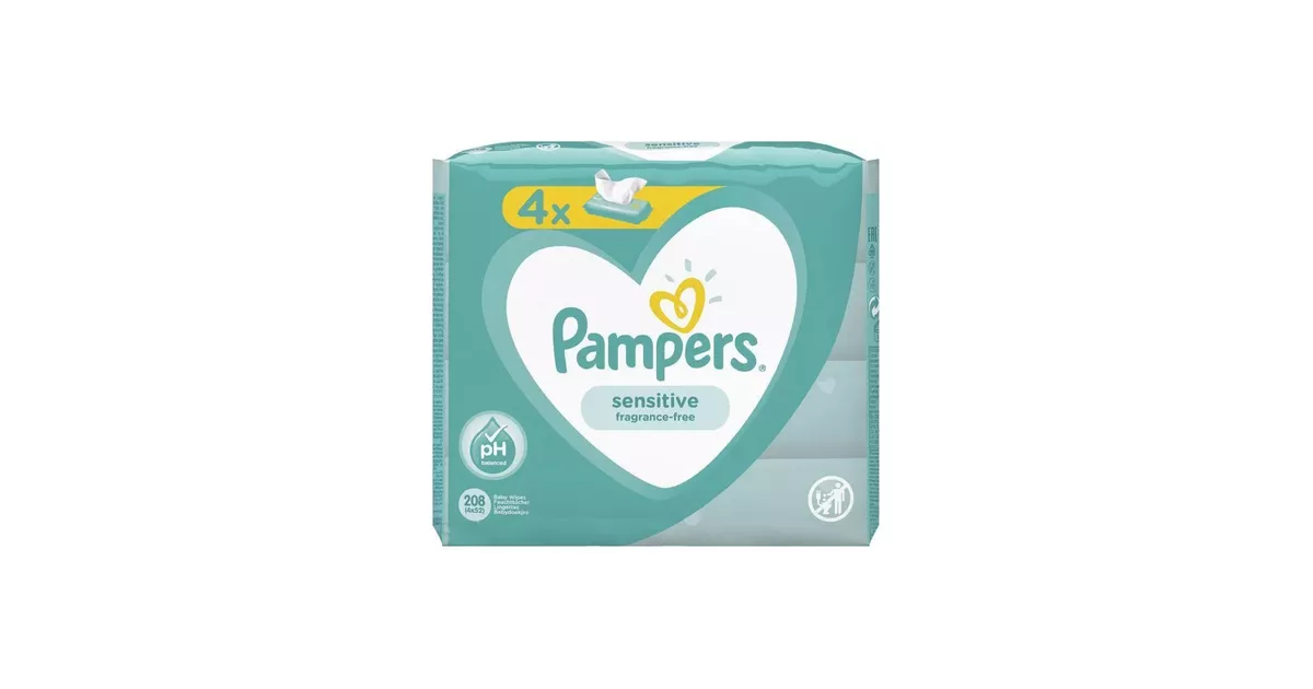 pampers sensitive sklad