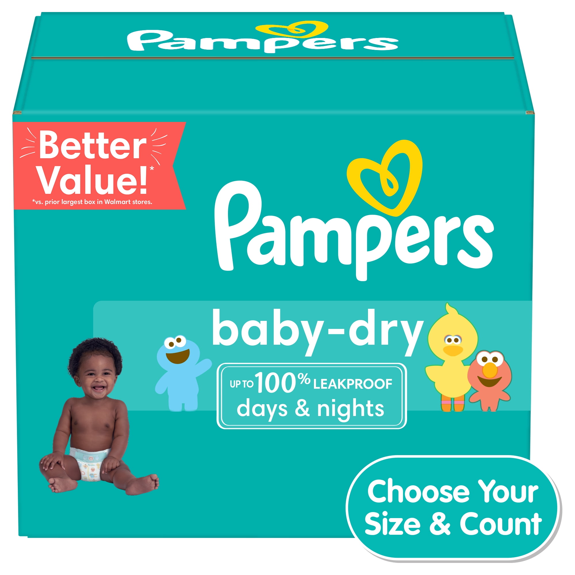 pampers size 4 156 count