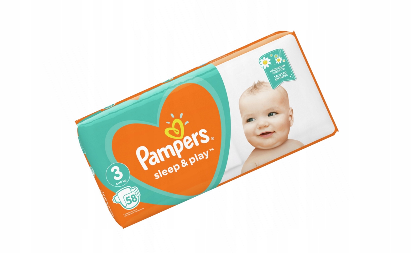 pampers sleep and play rozmiar 3 58 sztuk