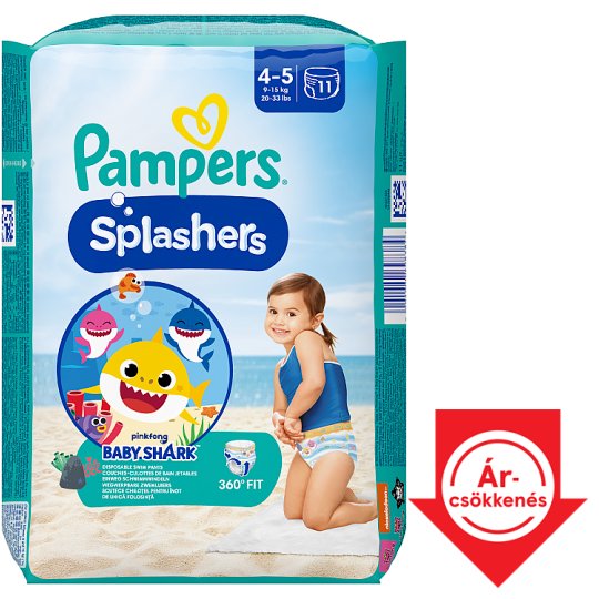 pampers splashers krakow tesco