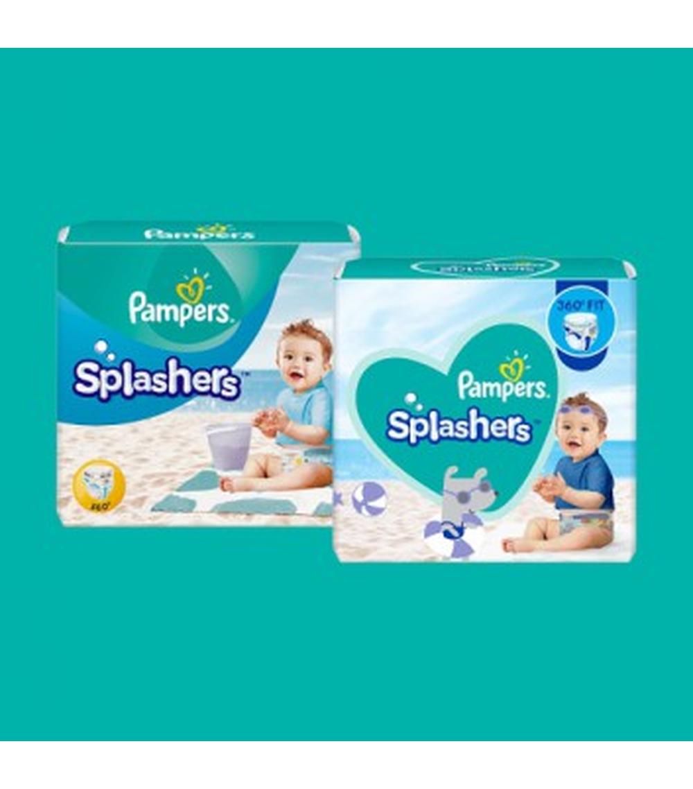 pampers splashers pieluchomajtki rozmiar 4-5 jednorazowe pieluchy