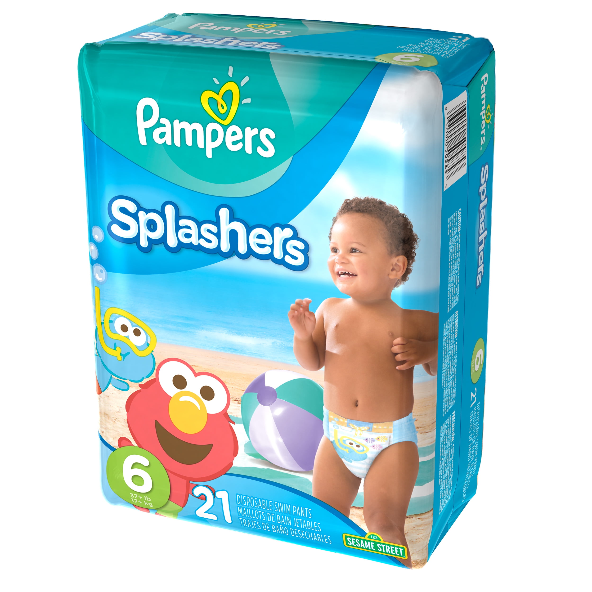 pampers splashers size 6