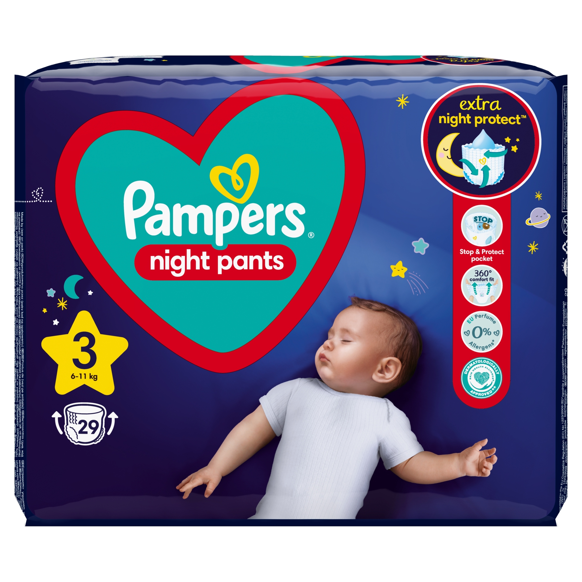 pampers super chłonne na noc