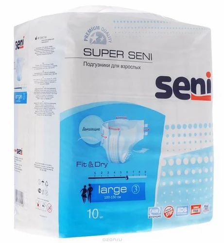 pampers super seni large