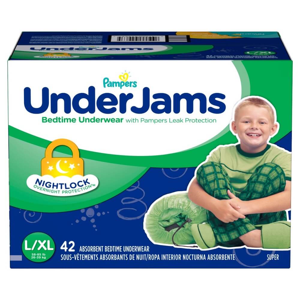 pampers under james bedwetting