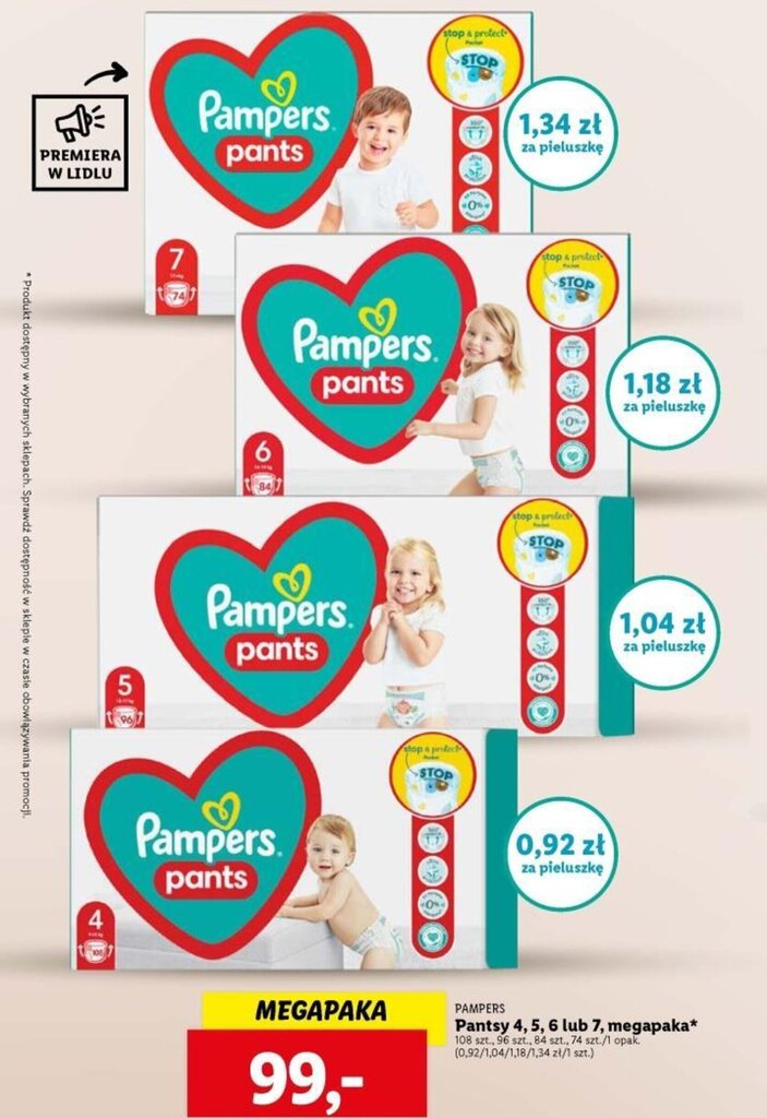 pampers w lidlu promocje