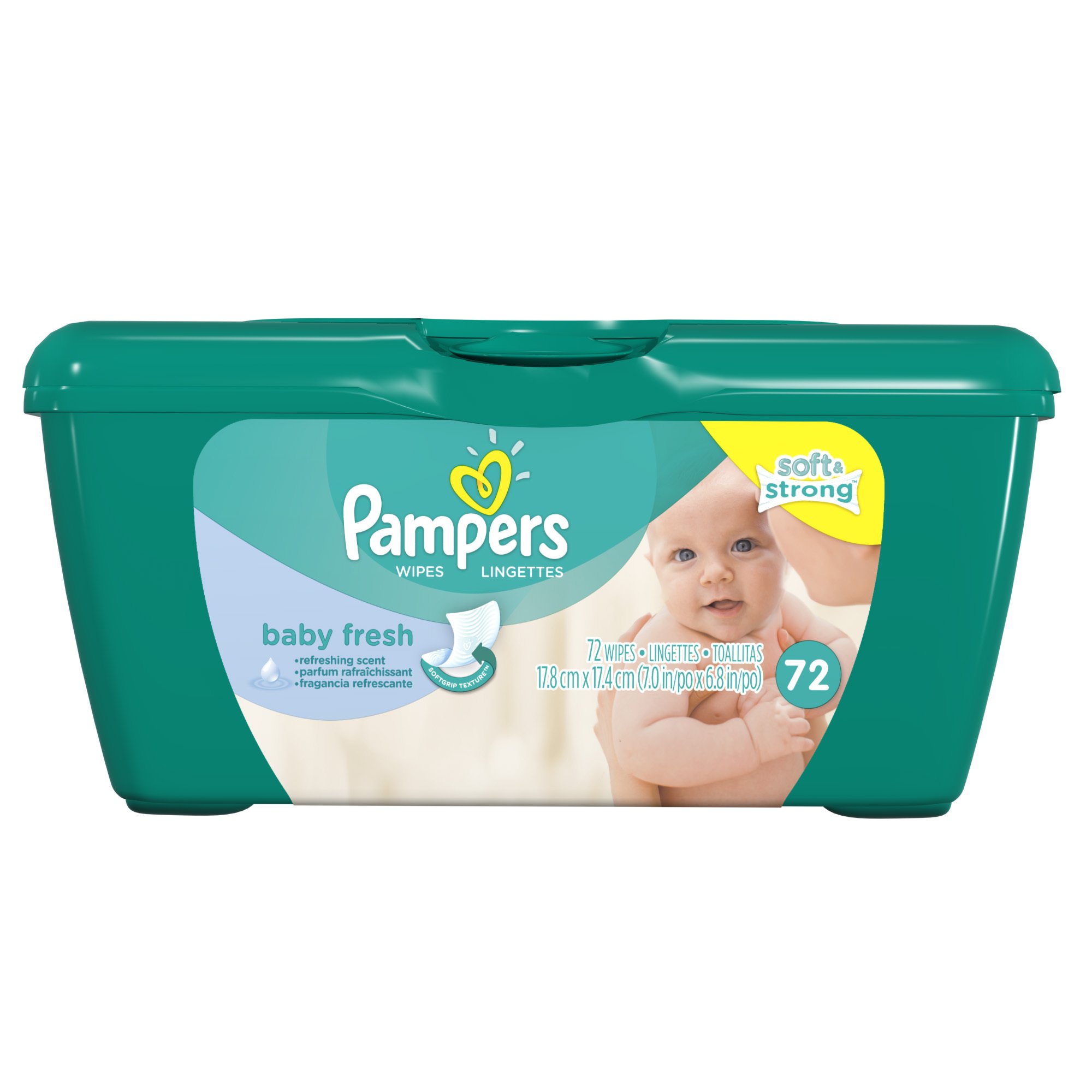 pampers wet wipes box