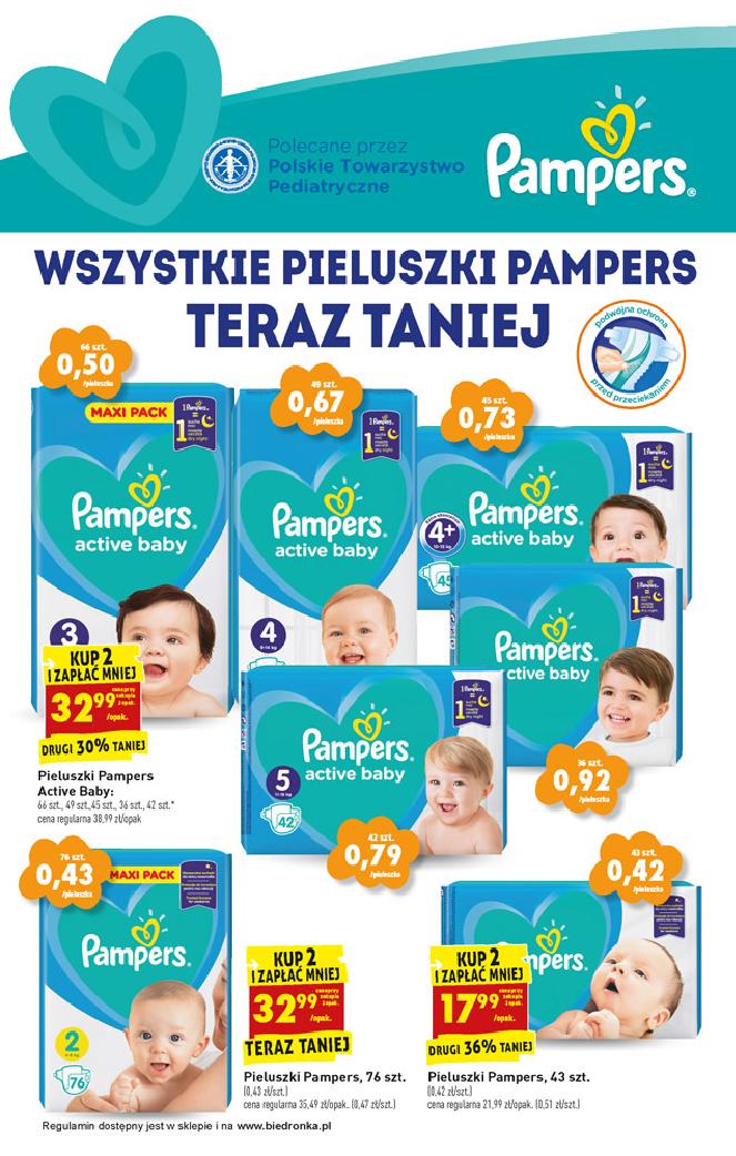 pampersy pampers promocja