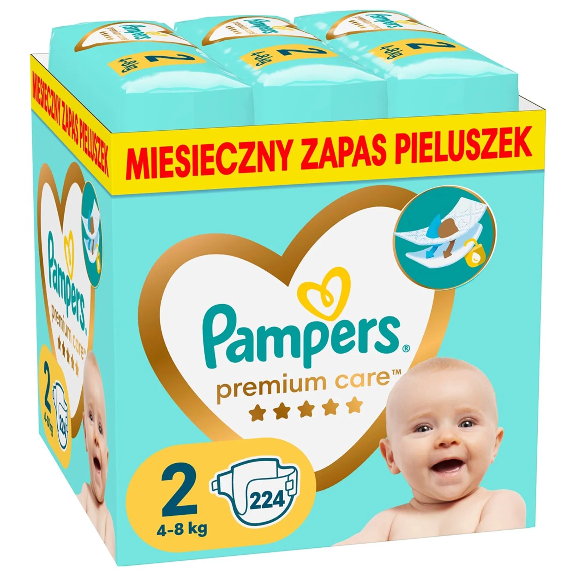 pampes pieluchy premium care vp 2 mini