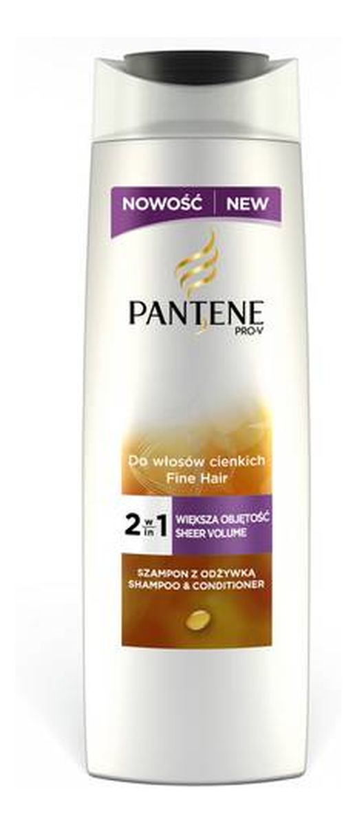 pantene pro-v większa objętość szampon i odżywka do włosów 2w1