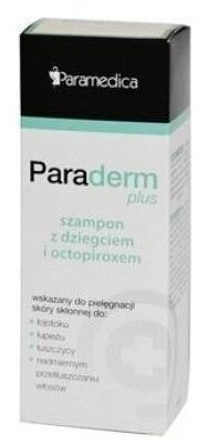 paraderm plus szampon przeciw łupieżowy składniki