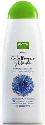 phyto nature 400ml szampon do włosów jasnych i siwych