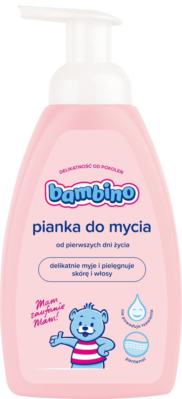 pianka do mycia twarzy bambino